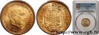 SPANIEN Peseta (1954) SPANIEN 1947 (20mm, 3,5g, 6h) -