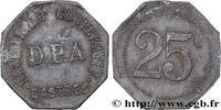 ENTREPRISES, INDUSTRIES ET COMMERCES DIVERS 25 Centimes - Restaurant Coopératif D.P.A ENTREPRISES, INDUSTRIES ET COMMERCES DIVERS Castres n.d. (23mm, 2,35g, 12h) -