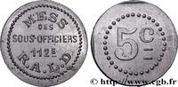 JETONS ET MONNAIES MILITAIRES 5 Centimes - Mess des Sous-Officiers (112e) JETONS ET MONNAIES MILITAIRES Angoulême n.d. (22mm, 0,84g, 6h) -