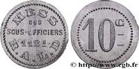 JETONS ET MONNAIES MILITAIRES 10 Centimes - Mess des Sous-Officiers (112e) JETONS ET MONNAIES MILITAIRES Angoulême n.d. (24mm, 0,86g, 6h) -