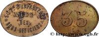 JETONS ET MONNAIES MILITAIRES 35 Centimes - Mess des Sous-Officiers (107e) JETONS ET MONNAIES MILITAIRES Angoulême n.d. (29mm, 3,50g, 12h) -