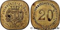 ZUSAMMENSCHLUSS VON EINZELHÄNDLERN UND INDUSTRIEUN ESSAI 20 Centimes - Groupement des commerçants ind ZUSAMMENSCHLUSS VON EINZELHÄNDLERN UND INDUSTRIEUNTERNEHMEN Joinville-Le-Pont 1918 (26mm, 4,86g, 6h) -