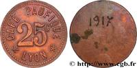 CAFES BRASSERIES ET RESTAURANTS 25 Centimes - Café Paufique CAFES BRASSERIES ET RESTAURANTS Lyon n.d. (26mm, 4,05g, 12h) -
