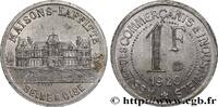 ZUSAMMENSCHLUSS VON EINZELHÄNDLERN UND INDUSTRIEUN 1 Franc ZUSAMMENSCHLUSS VON EINZELHÄNDLERN UND INDUSTRIEUNTERNEHMEN Maisons-Laffitte 1920 (26mm, 1,33g, 6h) -