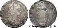 FRANKREICH Écu à l’écu écartelé de France et de Navarre LOUIS XV THE WELL-BELOVED Troyes 1719 (37,5mm, 23,70g, 6h) -