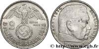DEUTSCHLAND 2 Reichsmark Maréchal Paul von Hindenburg DEUTSCHLAND Vienne 1938 (25mm, 8g, 12h) -