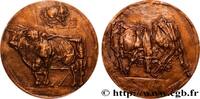 FRANKREICH Médaille animalière - Taureau charolais ANIMAUX Monnaie de Paris n.d. (83,5mm, 303,83g, 12h) -