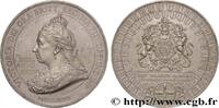 FRANKREICH Médaille, Jubilé de diamant GRANDE BRETAGNE - VICTORIA 1897 (75,5mm, 129,03g, 12h) -