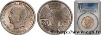 FRANKREICH Essai hybride de 20 francs Pétain en cupro-nickel ETAT FRANÇAIS Paris n.d. (30mm, 10g, 6h) -