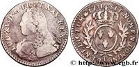 FRANKREICH Dixième d’écu aux branches d’olivier, buste habill LOUIS XV THE WELL-BELOVED Dijon 1731 (21,5mm, 2,75g, 6h) -
