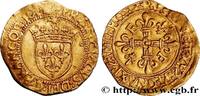 FRANKREICH Demi-écu d'or au soleil, 5e type FRANCOIS I Toulouse n.d. (19,5mm, 1,70g, 11h) -