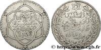 MAROKKO 10 Dirhams (1 Rial) Moulay Hafid I an 1329 MAROKKO Paris 1911 (37,5mm, 24,79g, 12h) -