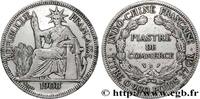 FRANZÖSISCHE-INDOCHINA 1 Piastre de Commerce FRANZÖSISCHE-INDOCHINA Paris 1908 (39mm, 26,92g, 6h) -