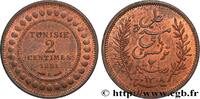 TUNESIEN - Französische Protektorate 2 Centimes AH1308 TUNESIEN - Französische Protektorate 1891 (20mm, 1,96g, 6h) -