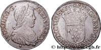 FRANKREICH Demi-écu, portrait à la mèche longue LOUIS XIV THE SUN KING Toulouse 1659 (32,5mm, 13,82g, 6h) -