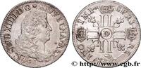 FRANKREICH Quart d'écu aux huit L, 1er type LOUIS XIV THE SUN KING Lyon 1691 (27,5mm, 6,68g, 6h) -