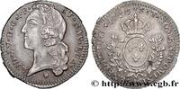 FRANKREICH Cinquième d’écu aux branches d’olivier, tête ceint LOUIS XV THE WELL-BELOVED Aix-en-Provence 1766 (26,5mm, 5,85g, 6h) -
