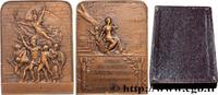 FRANKREICH Plaquette, Union des Sociétés d’éducation physique ARMÉES n.d. (50,5mm, 47,21g, 12h) -