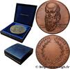 FRANKREICH Médaille, Jacques Cujas, Notariat français, caisse NOTAIRES DU XIXe SIECLE Monnaie de Paris 1975 (59,5mm, 132,70g, 12h) -