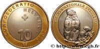 SCHWEIZ 10 Francs Parc National Suisse – marmottes SCHWEIZ Berne - B 2010 (33mm, 15g, 12h) -