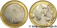 SCHWEIZ 10 Francs Combats de Reines SCHWEIZ Berne - B 2012 (33mm, 15g, 12h) -