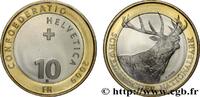 SCHWEIZ 10 Francs Parc National Suisse – cerf élaphe SCHWEIZ Berne 2009 (33mm, 15g, 12h) -