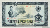 ALBANIEN 25 Lekë ALBANIEN 25 Lekë 1964 ST -