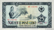 ALBANIEN 25 Lekë ALBANIEN 25 Lekë 1964 ST -