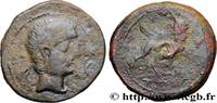 FRANKREICH Unité de bronze ou as au pégase SPANIEN - IBERICO - CASTULO/KASTILO (Provinz des Jaen/Calzona) c. 150 AC (29mm, 12,90g, 8h) fSS