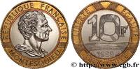 FRANKREICH 10 francs Montesquieu FUNFTE FRANZOSISCHE REPUBLIK 1989 (23mm, 6,51g, 6h) -
