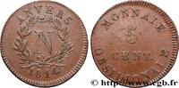 FRANKREICH 5 cent. Anvers à l’N, frappe de l’atelier de Wolsc GESCHICHTE FRANKREICHS Anvers 1814 (29,95mm, 12,36g, 6h) -