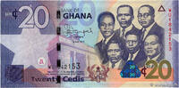 GHANA 20 Cedis 2015 ST