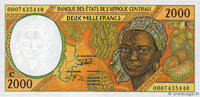 CONGO 2000 Francs type 1993C CONGO 2000 Francs type 1993C 2000 ST -