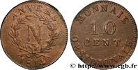 FRANKREICH 10 cent. Anvers à l’N, frappe de l’atelier de Wols GESCHICHTE FRANKREICHS Anvers 1814 (34,5mm, 25,25g, 6h) -