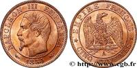 FRANKREICH Cinq centimes Napoléon III, tête nue ZWEITES KAISERREICH Paris 1854 (25mm, 4,92g, 6h) -