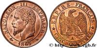FRANKREICH Cinq centimes Napoléon III, tête laurée ZWEITES KAISERREICH Paris 1865 (25mm, 5,16g, 6h) -