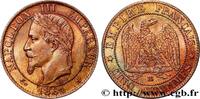 FRANKREICH Cinq centimes Napoléon III, tête laurée ZWEITES KAISERREICH Strasbourg 1861 (25mm, 4,98g, 6h) -
