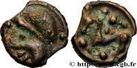 FRANKREICH Potin à la grosse tête GALLIEN - SENONES (Region die Sens) c. avant 52 AC. (18mm, 3,02g, 4h) -