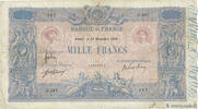 FRANKREICH 1000 Francs BLEU ET ROSE FRANKREICH 1000 Francs BLEU ET ROSE 1908 S -