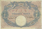 FRANKREICH 50 Francs BLEU ET ROSE 1896 S