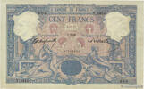 FRANKREICH 100 Francs BLEU ET ROSE 1898 SS