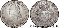 FRANKREICH Écu aux branches d'olivier, buste habillé LOUIS XV THE WELL-BELOVED Dijon 1726 (41mm, 28,88g, 6h) -