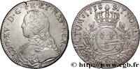 FRANKREICH Écu aux branches d'olivier, buste habillé LOUIS XV THE WELL-BELOVED Aix-en-Provence 1738 (40mm, 29,83g, 6h) -