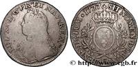 FRANKREICH Écu aux branches d'olivier, buste habillé LOUIS XV THE WELL-BELOVED Tours 1727 (40,5mm, 28,62g, 6h) -
