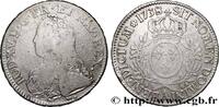FRANKREICH Écu aux branches d'olivier, buste habillé LOUIS XV THE WELL-BELOVED Paris 1738 (41mm, 28,99g, 6h) -