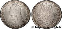 FRANKREICH Écu aux branches d'olivier, buste habillé LOUIS XV THE WELL-BELOVED Dijon 1727 (40,5mm, 28,84g, 6h) -