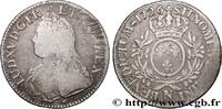 FRANKREICH Écu aux branches d'olivier, buste habillé LOUIS XV THE WELL-BELOVED Montpellier 1726 (39mm, 28,57g, 6h) -