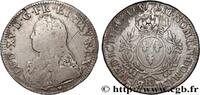 FRANKREICH Écu aux branches d'olivier, buste habillé LOUIS XV THE WELL-BELOVED Strasbourg 1737 (42mm, 28,52g, 6h) -