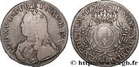 FRANKREICH Écu aux branches d'olivier, buste habillé LOUIS XV THE WELL-BELOVED Lyon 1728 (40,5mm, 28,76g, 6h) -