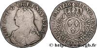 FRANKREICH Écu aux branches d'olivier, buste habillé LOUIS XV THE WELL-BELOVED Riom 1726 (39,5mm, 28,72g, 6h) -